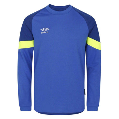 Blue-Yellow - Front - Umbro Childrens-Kids Goalkeeper Jersey