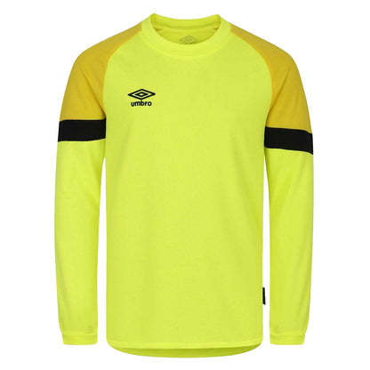 Yellow-Black - Front - Umbro Childrens-Kids Goalkeeper Jersey