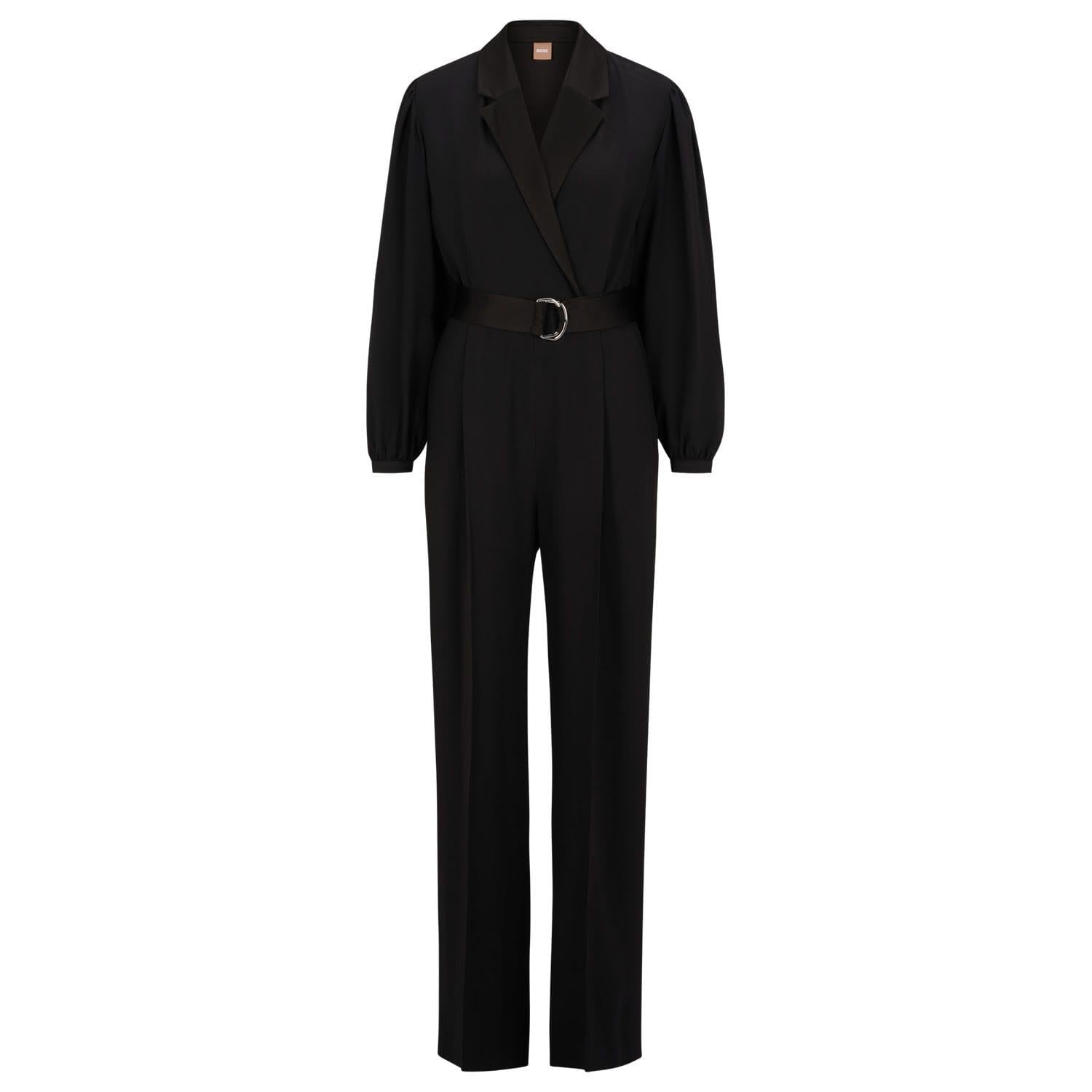 Black - Front - Boss Womens-Ladies Duxea Jumpsuit