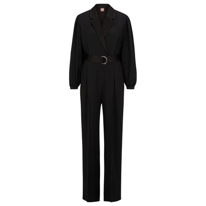 Black - Front - Boss Womens-Ladies Duxea Jumpsuit