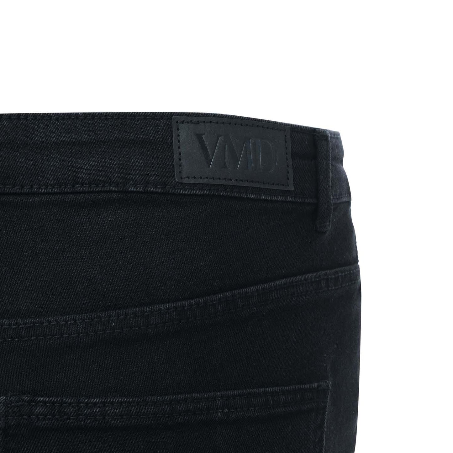 Black - Side - Vero Moda Womens-Ladies June Mid Rise Skinny Jeans