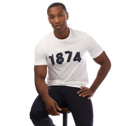 White - Lifestyle - Lyle & Scott Mens 1874 Graphic T-Shirt