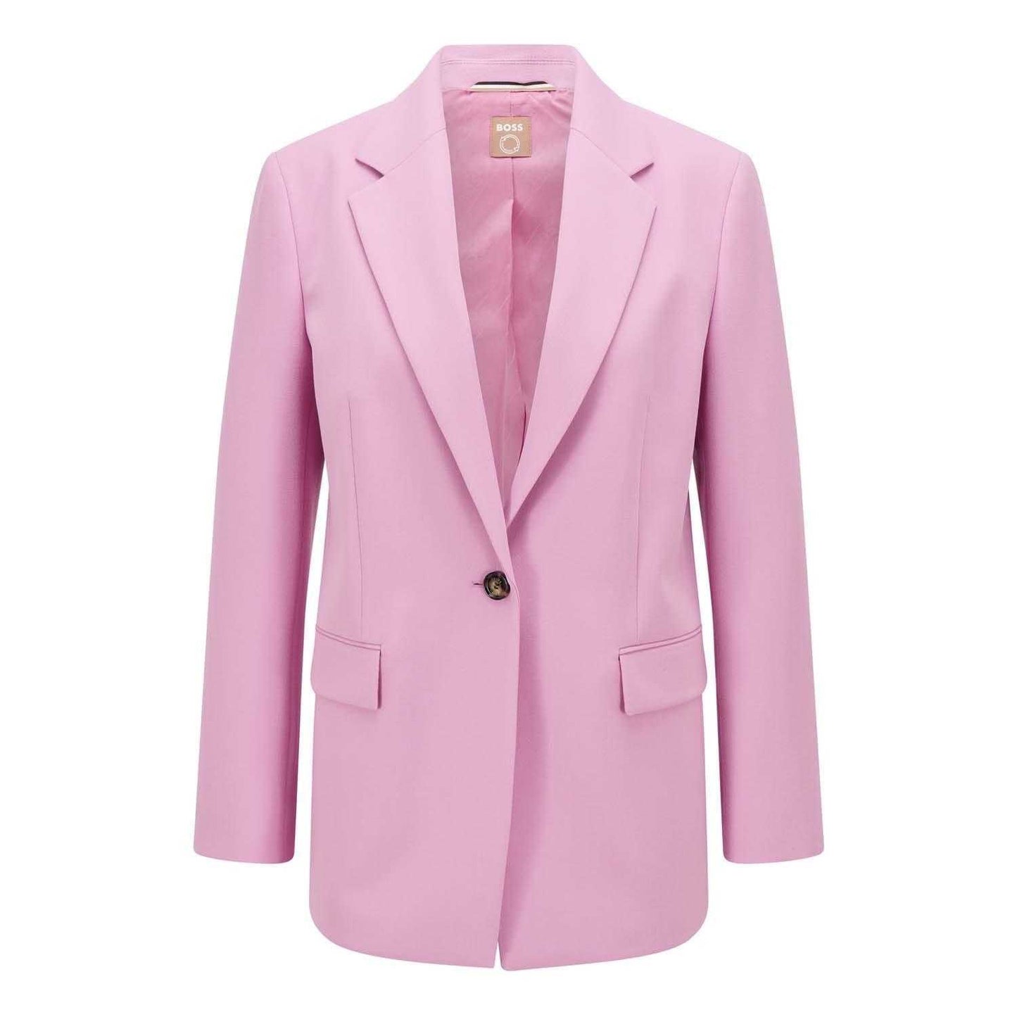 Pink - Front - Boss Womens-Ladies Jocalua9 Blazer