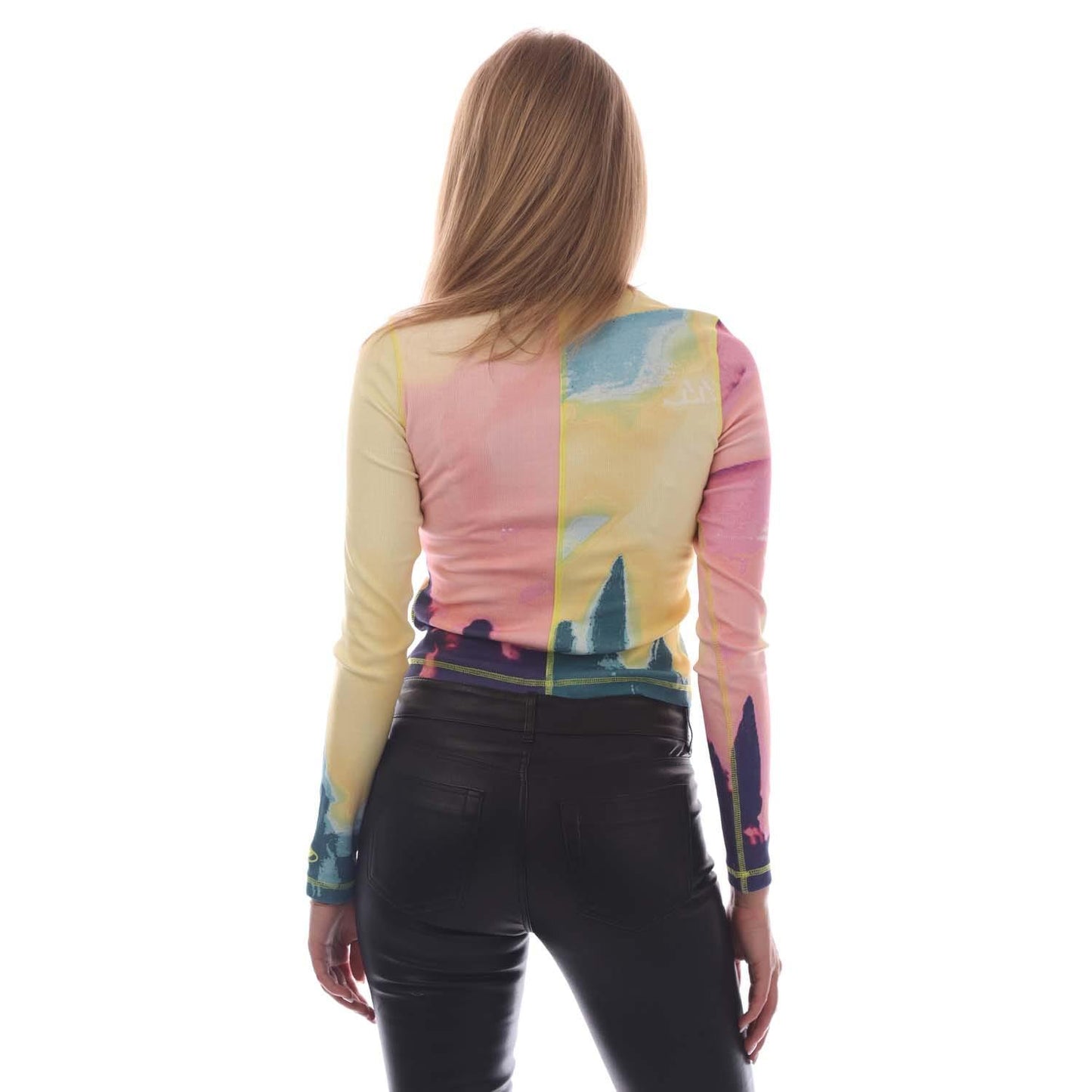 Multicoloured - Back - Diesel Womens-Ladies T-Banes T-Shirt