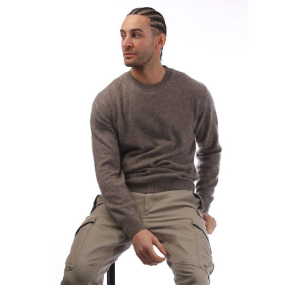 Beige - Lifestyle - Boss Mens C-Escrito Cashmere Sweater Top