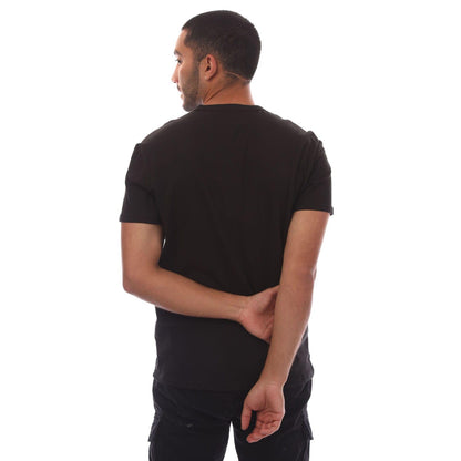 Black - Back - Tommy Jeans Mens Tonal Badge T-Shirt