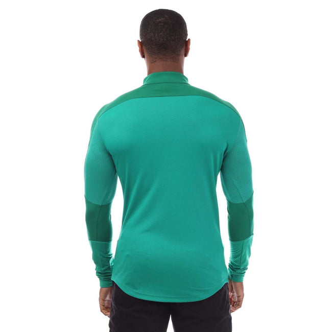 Green - Back - Puma Mens Final Quarter Zip Training Top