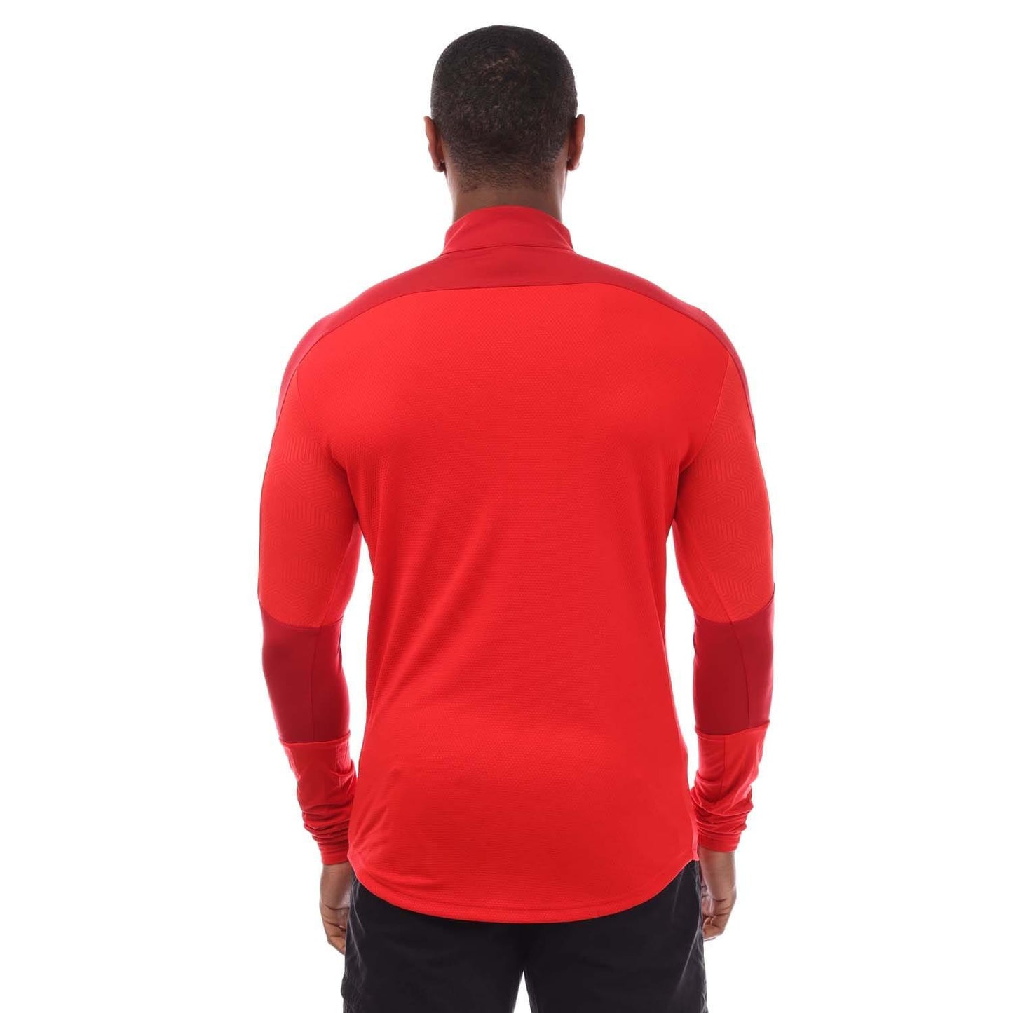 Red - Back - Puma Mens Final Quarter Zip Training Top