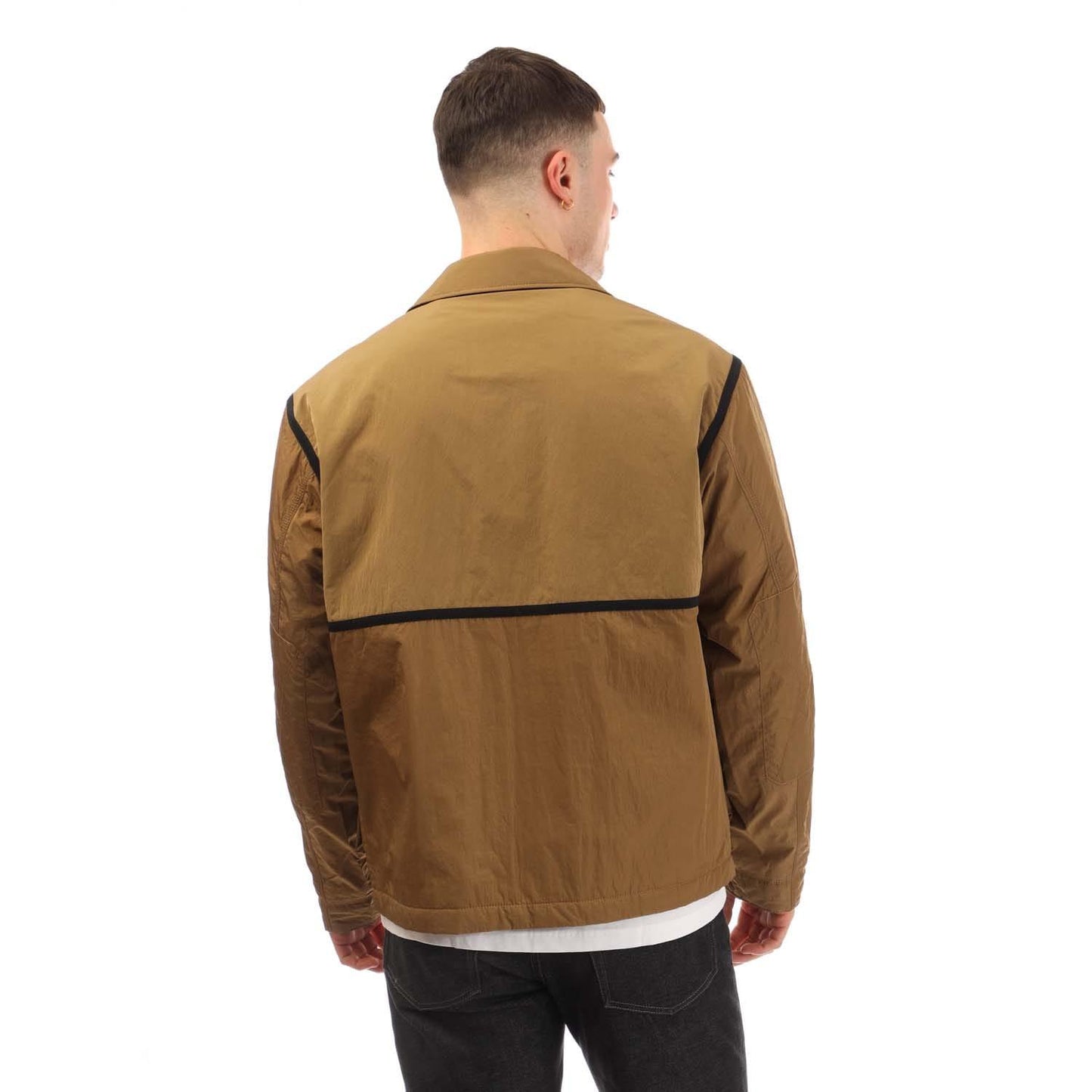 Beige - Back - Boss Mens Otniell Jacket