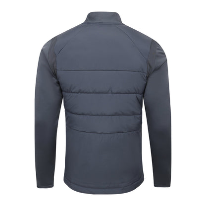 Grey - Back - Umbro Mens Premier Thermal Jacket