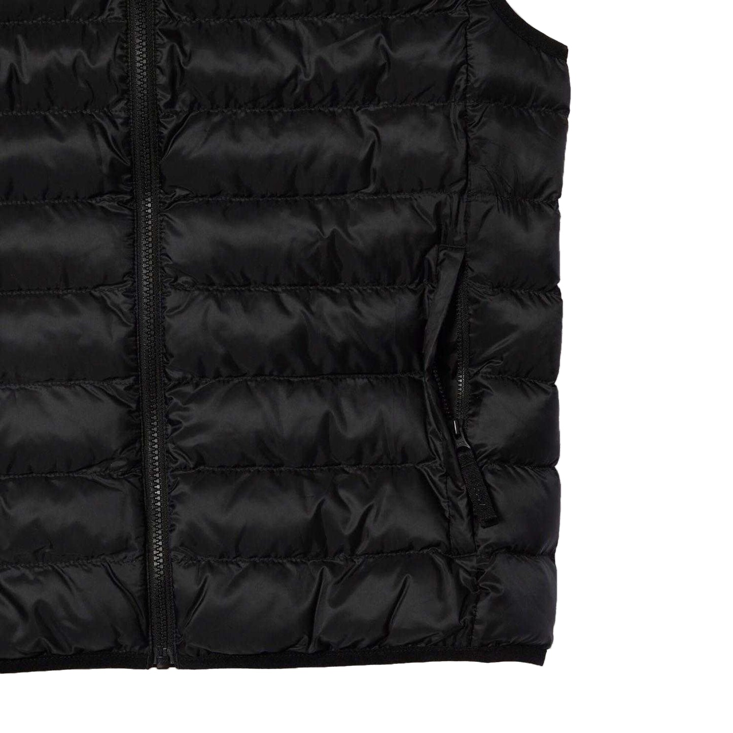 Black - Lifestyle - Lacoste Mens Water Repellent Padded Gilet