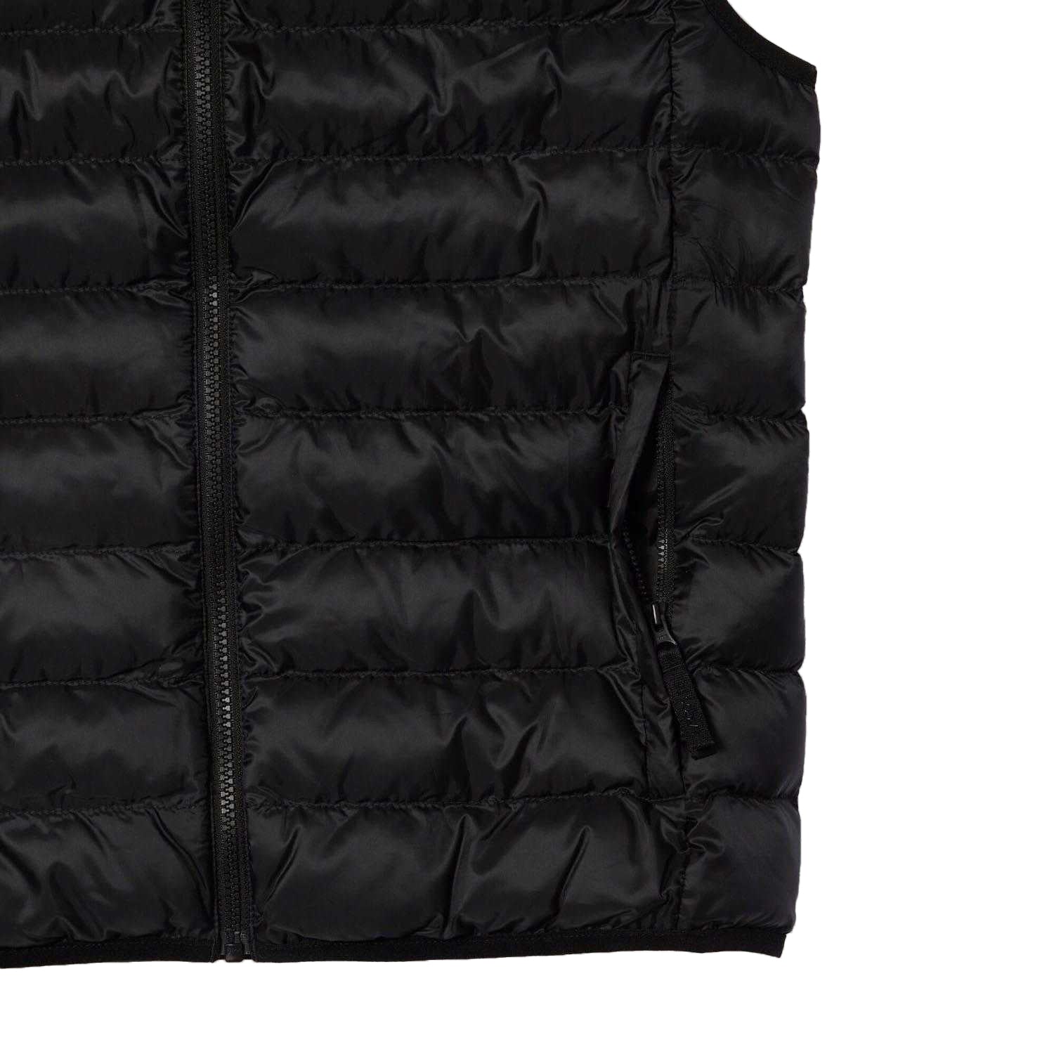 Black - Lifestyle - Lacoste Mens Water Repellent Padded Gilet