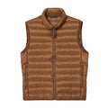 Brown - Front - Lacoste Mens Water Repellent Padded Gilet