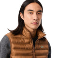 Brown - Lifestyle - Lacoste Mens Water Repellent Padded Gilet