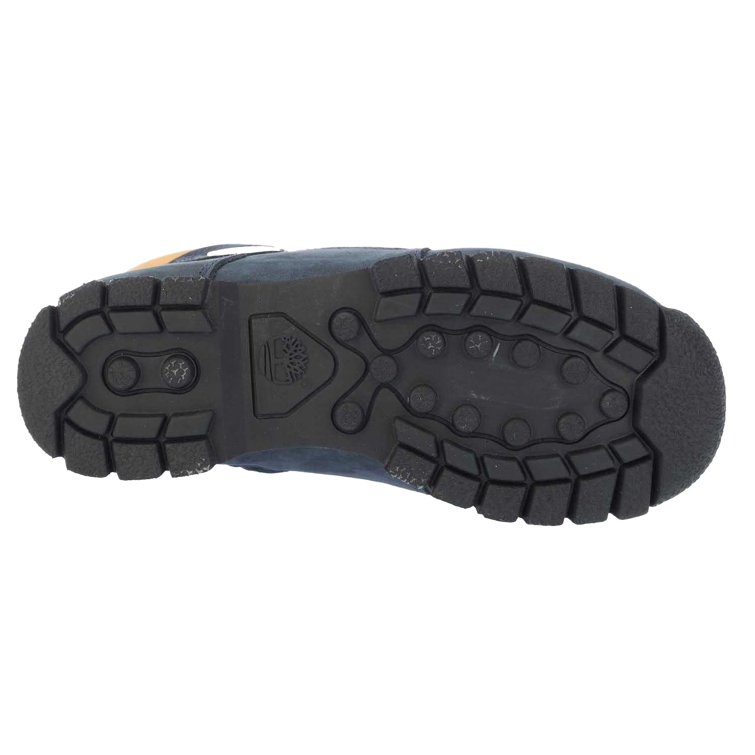 Navy - Lifestyle - Timberland Childrens-Kids Euro Rock Leather Mid Cut Boots