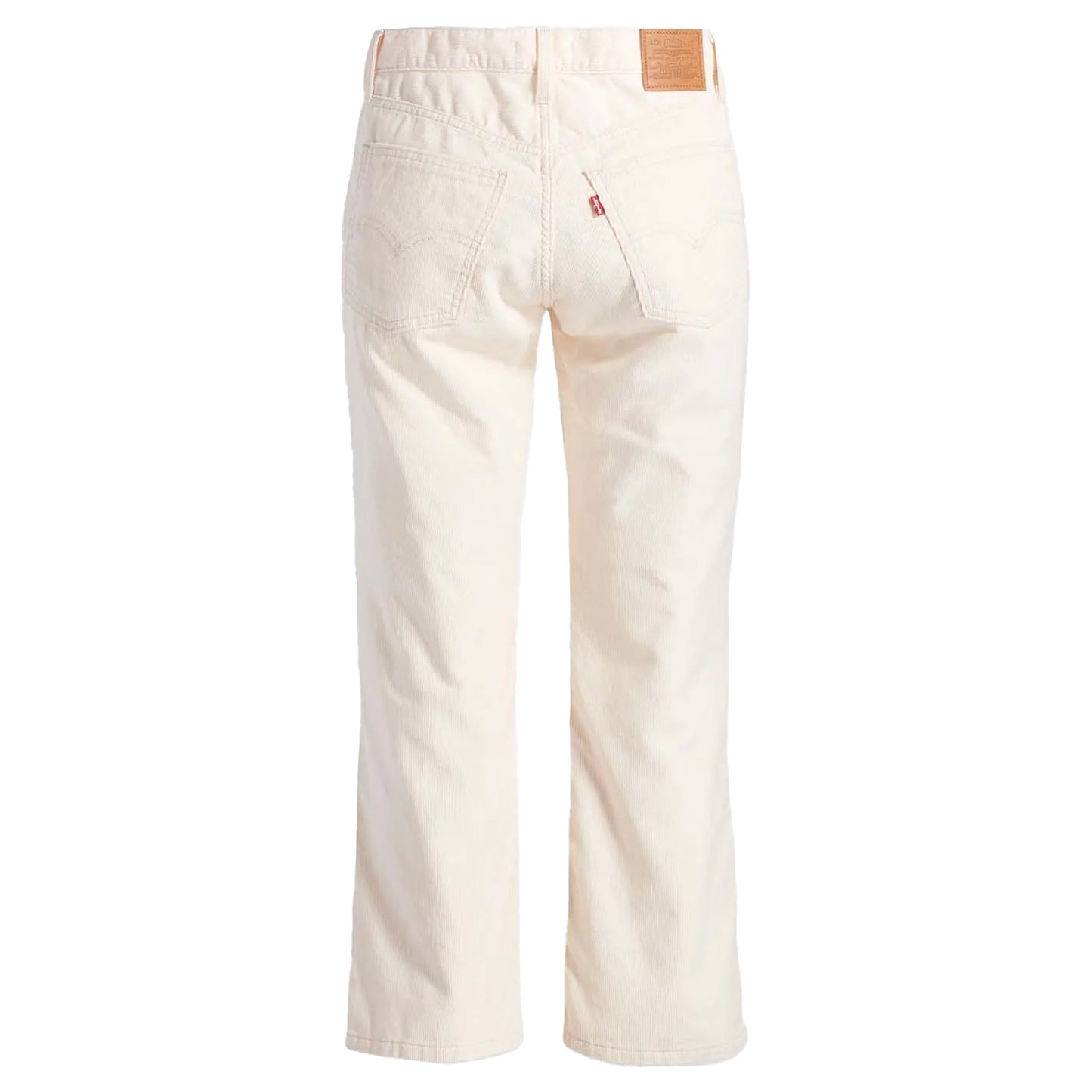 Cream - Back - Levis Womens-Ladies Middy Bootcut Jeans