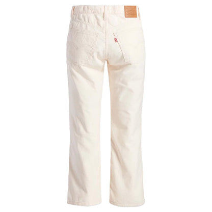 Cream - Back - Levis Womens-Ladies Middy Bootcut Jeans