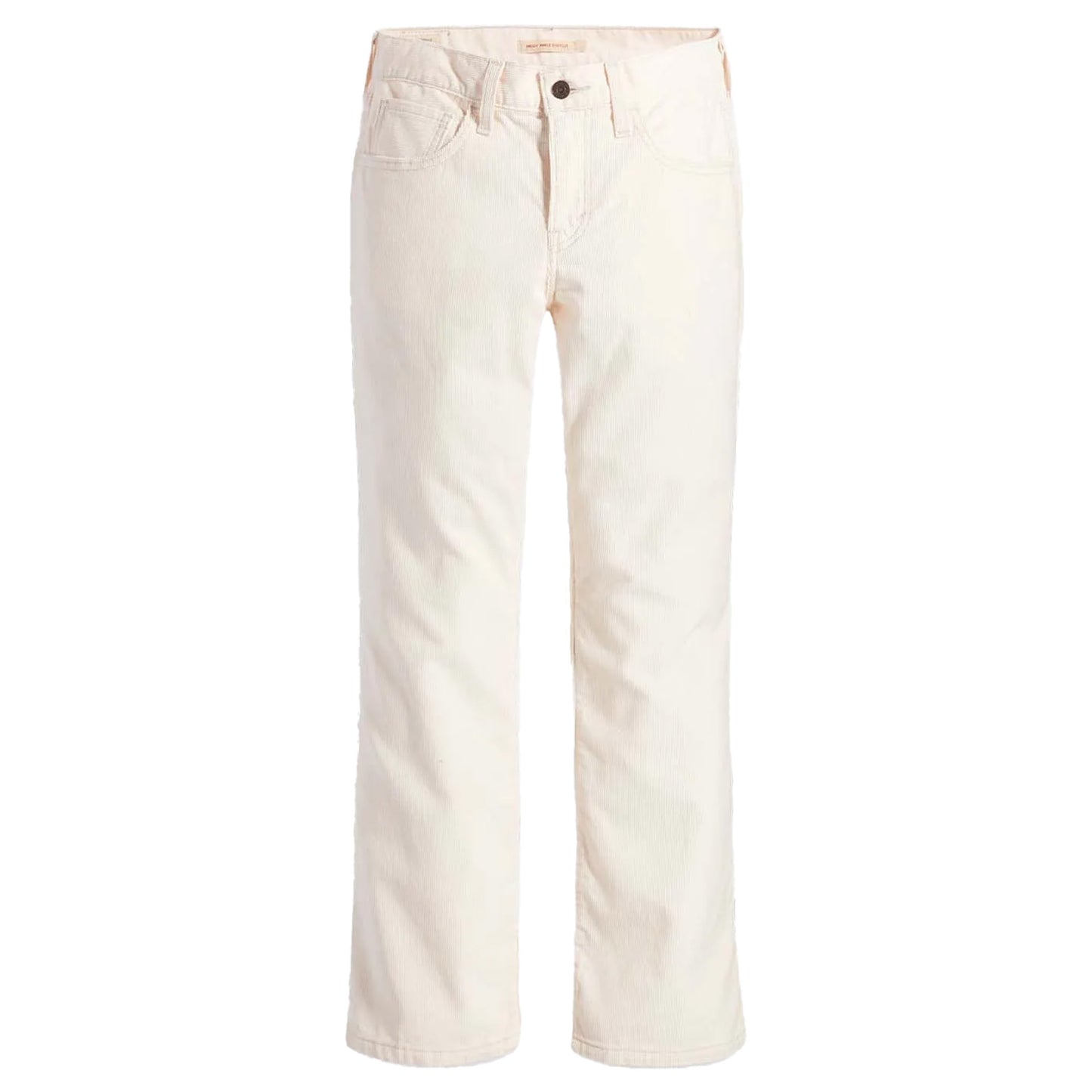 Cream - Front - Levis Womens-Ladies Middy Bootcut Jeans