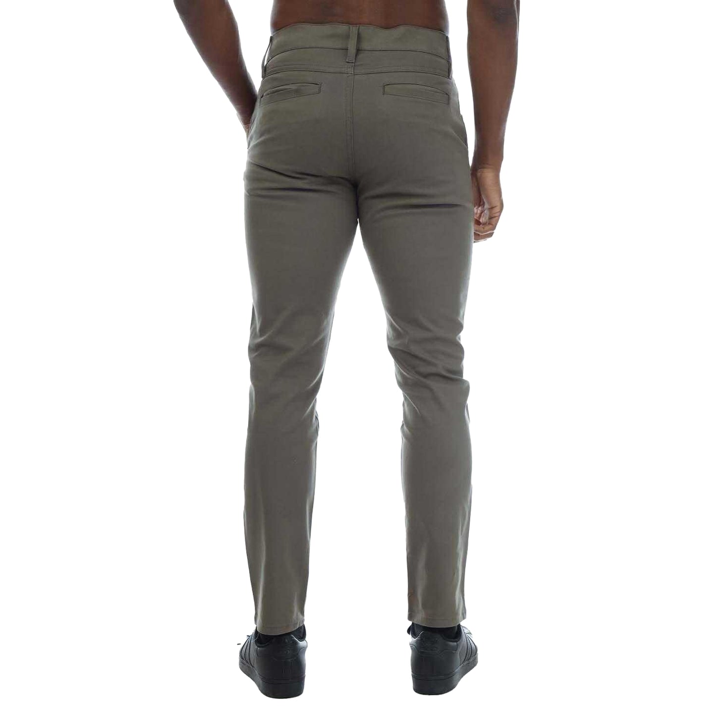 Olive - Back - Duck and Cover Mens Moretor Chinos