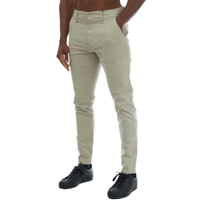 Stone - Front - Duck and Cover Mens Moretor Chinos