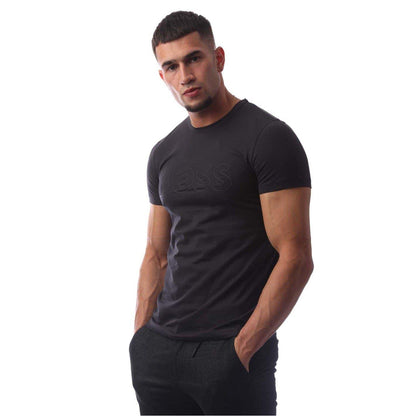 Dark Blue - Side - Boss Mens Teebo T-Shirt