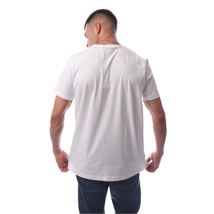 White - Front - Boss Mens Teebo T-Shirt