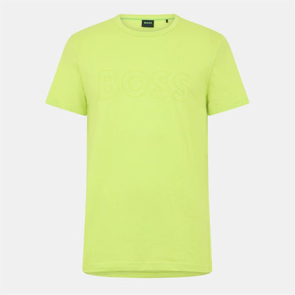 Bright Green - Front - Boss Mens Teebo T-Shirt