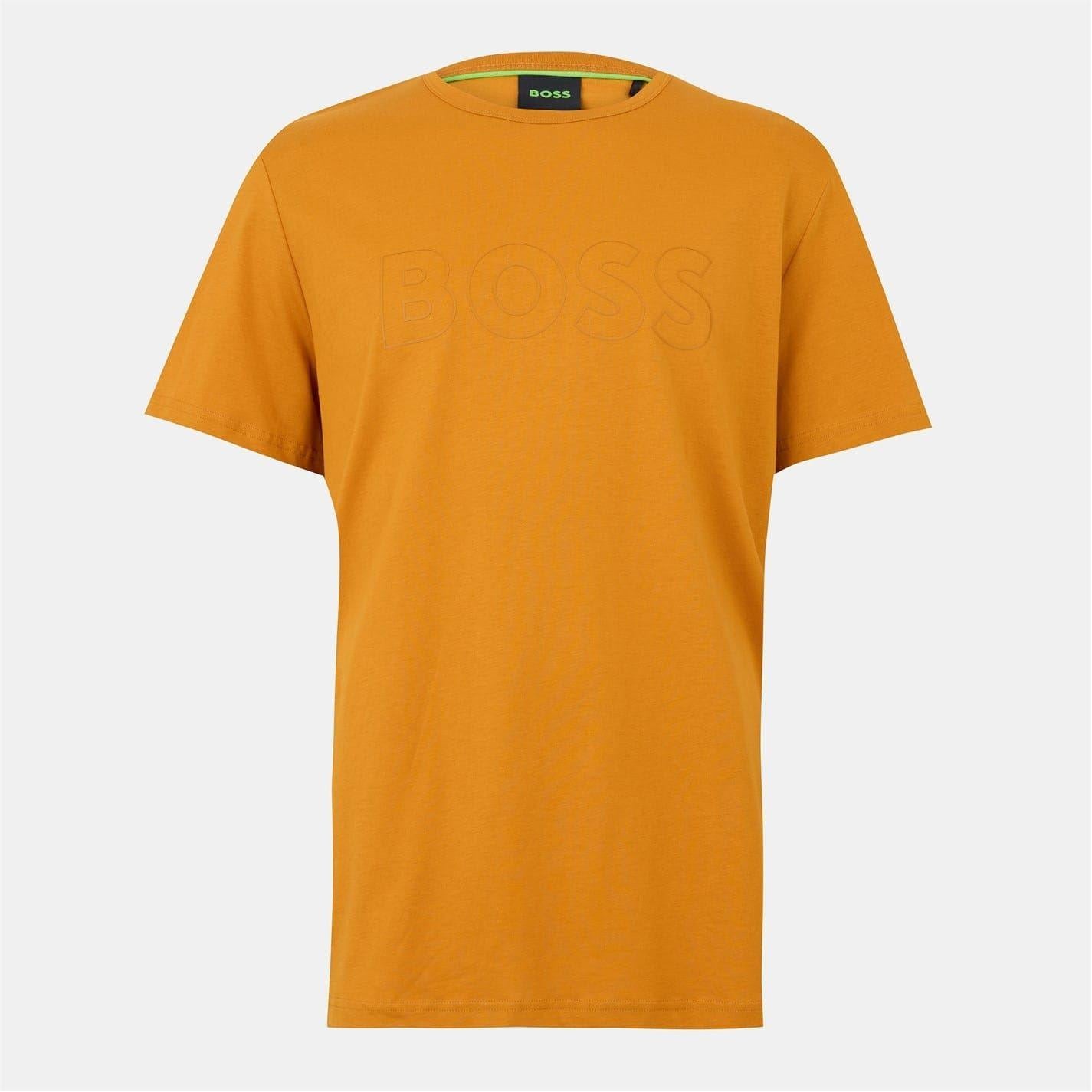 Dark Yellow - Front - Boss Mens Teebo T-Shirt