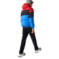 Red - Back - Lacoste Mens Duck Feather Water Repellent Puffer Jacket
