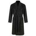 Grey - Front - Lyle & Scott Mens Text Jacquard Dressing Gown