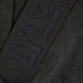 Grey - Back - Lyle & Scott Mens Text Jacquard Dressing Gown
