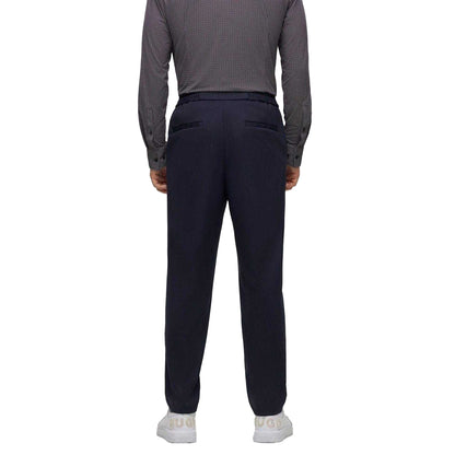 Dark Blue - Back - Hugo Mens Gos233F1J Trousers