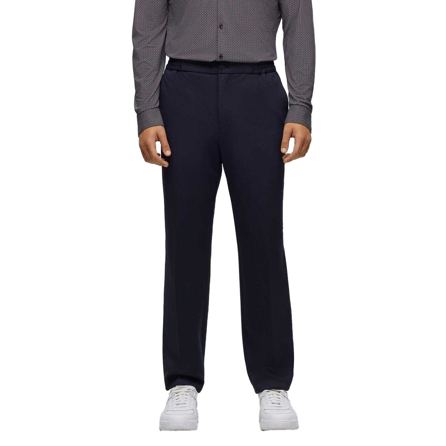 Dark Blue - Side - Hugo Mens Gos233F1J Trousers