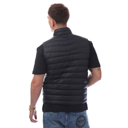 Dark Blue - Back - Hugo Boss Mens Olmeev1 Padded Gilet