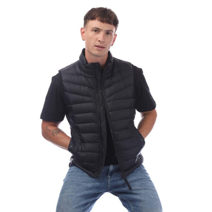 Dark Blue - Lifestyle - Hugo Boss Mens Olmeev1 Padded Gilet