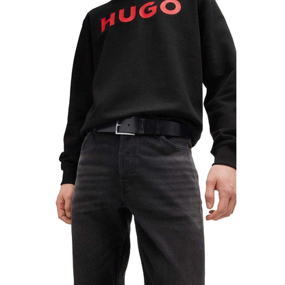 Black - Back - Hugo Giaspo Leather Belt
