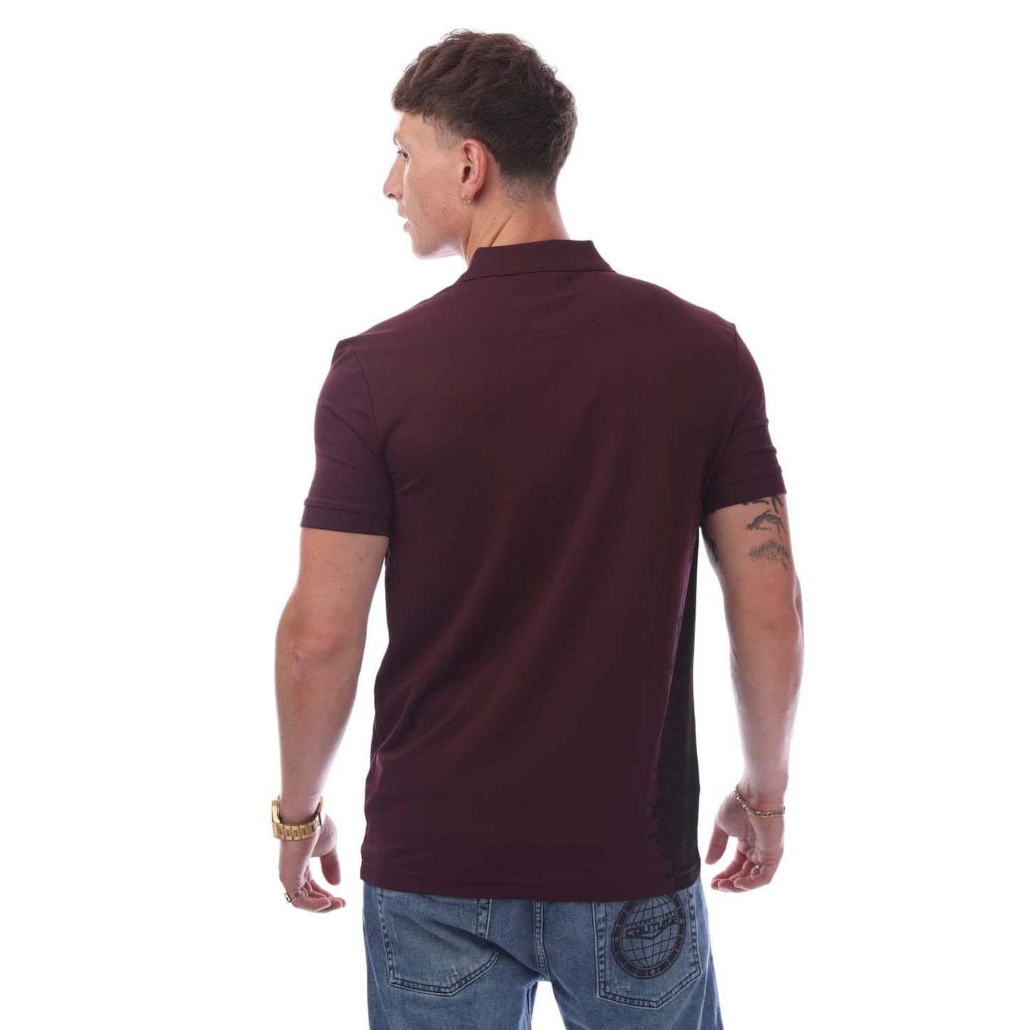 Pink - Back - Hugo Boss Mens Paddy 4 Pro Polo Shirt