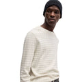 Natural - Pack Shot - Hugo Mens Scoult Grid Cotton Sweater Top