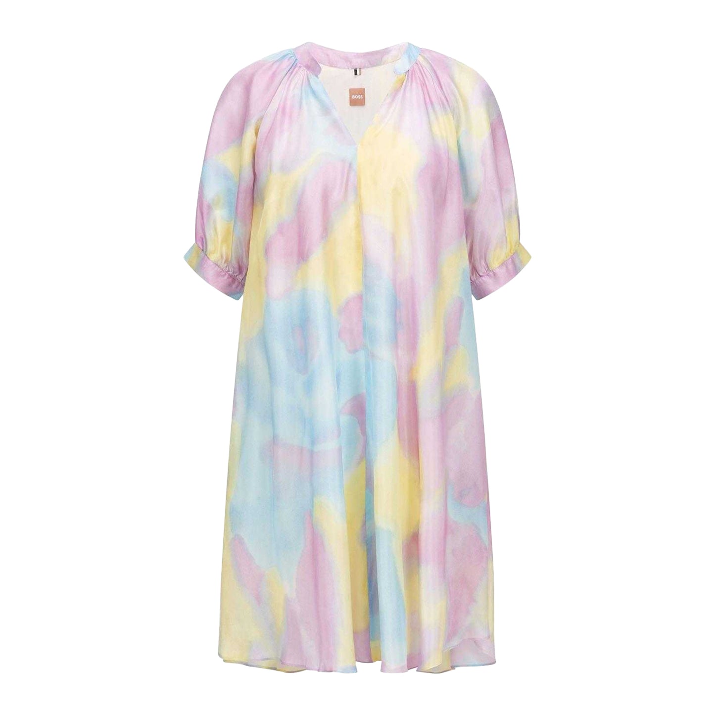 Multicoloured - Front - Hugo Boss Womens-Ladies Diflowu Mini Dress