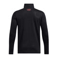 Black-Pink - Back - Under Armour Childrens-Kids Tech Quarter Zip Top