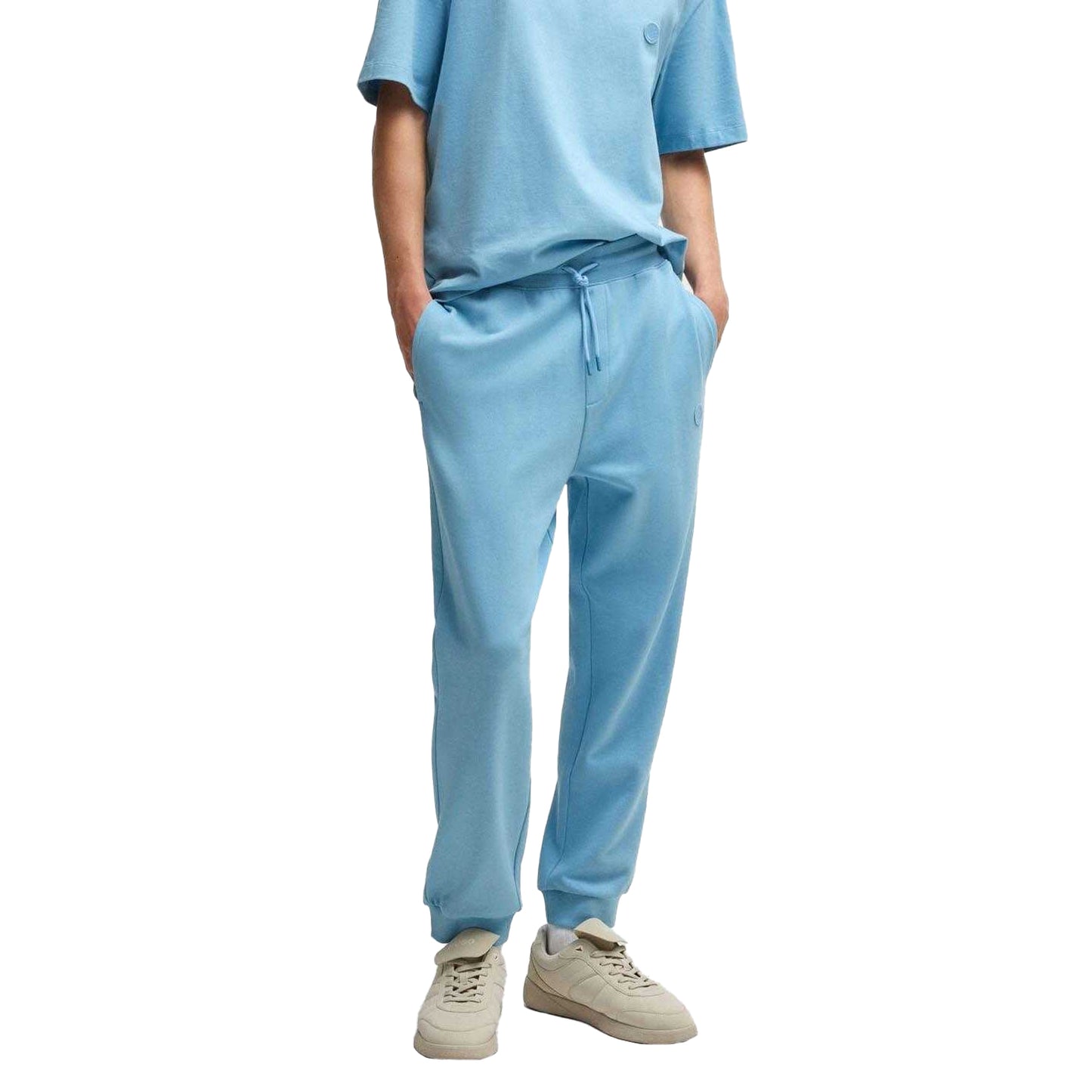 Blue - Side - Hugo Mens Nompio Jogging Bottoms
