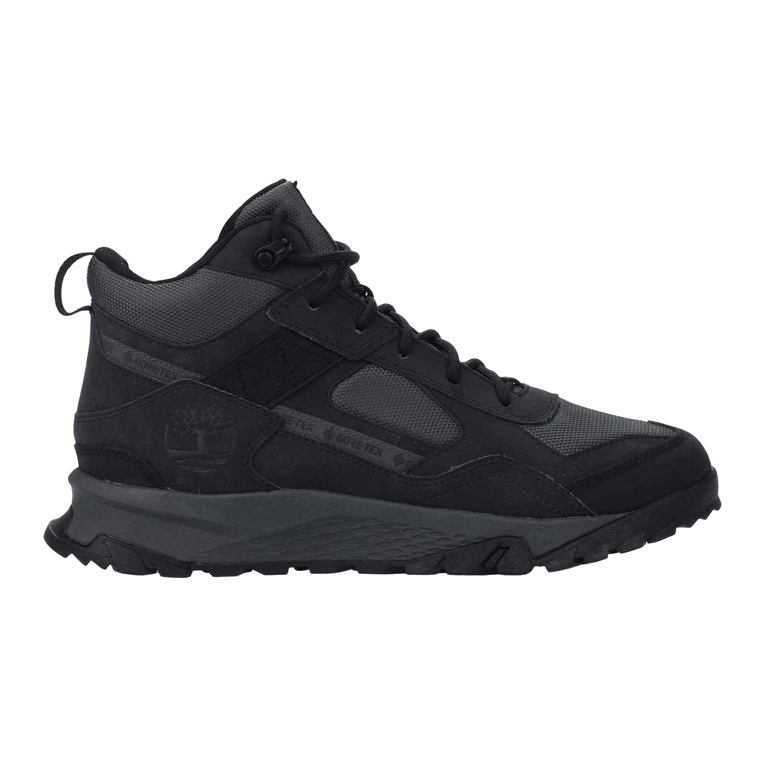 Black - Side - Timberland Mens Lincoln Peak Leather Waterproof Boots