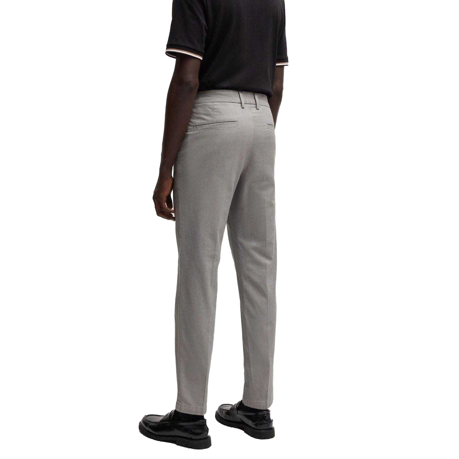 Grey - Back - Hugo Boss Mens H-Kane Trousers