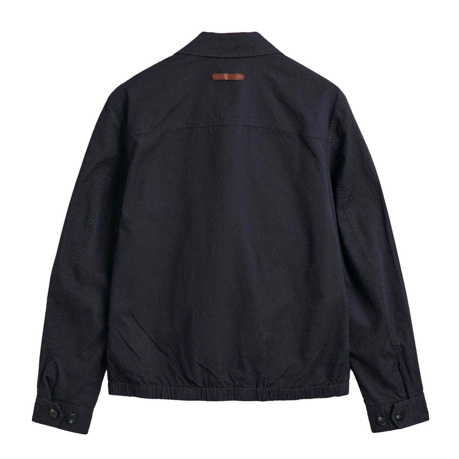 Blue - Back - Gant Mens Cotton Windbreaker
