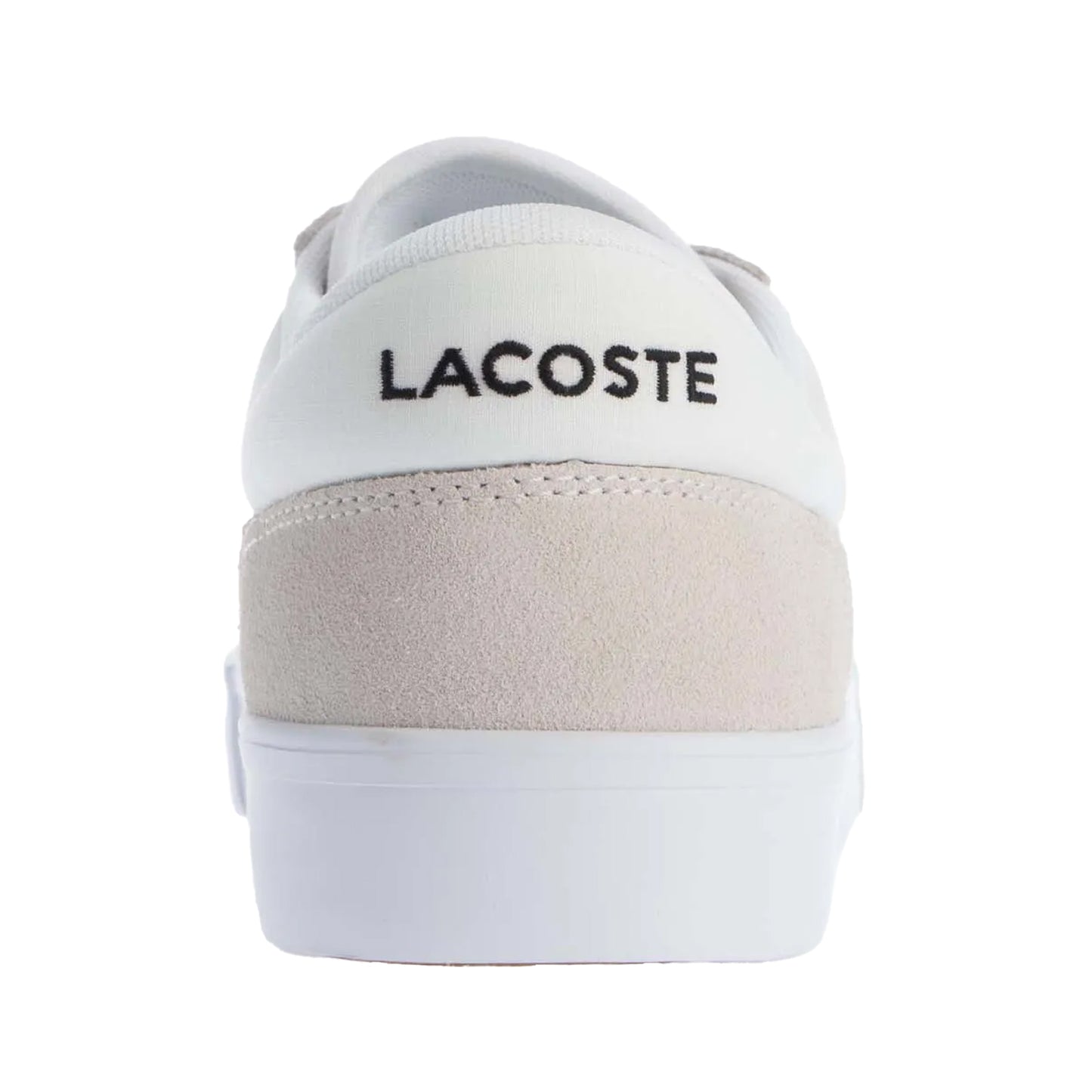Off White - Back - Lacoste Mens Trackserve Suede Trainers