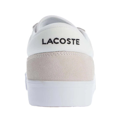 Off White - Back - Lacoste Mens Trackserve Suede Trainers