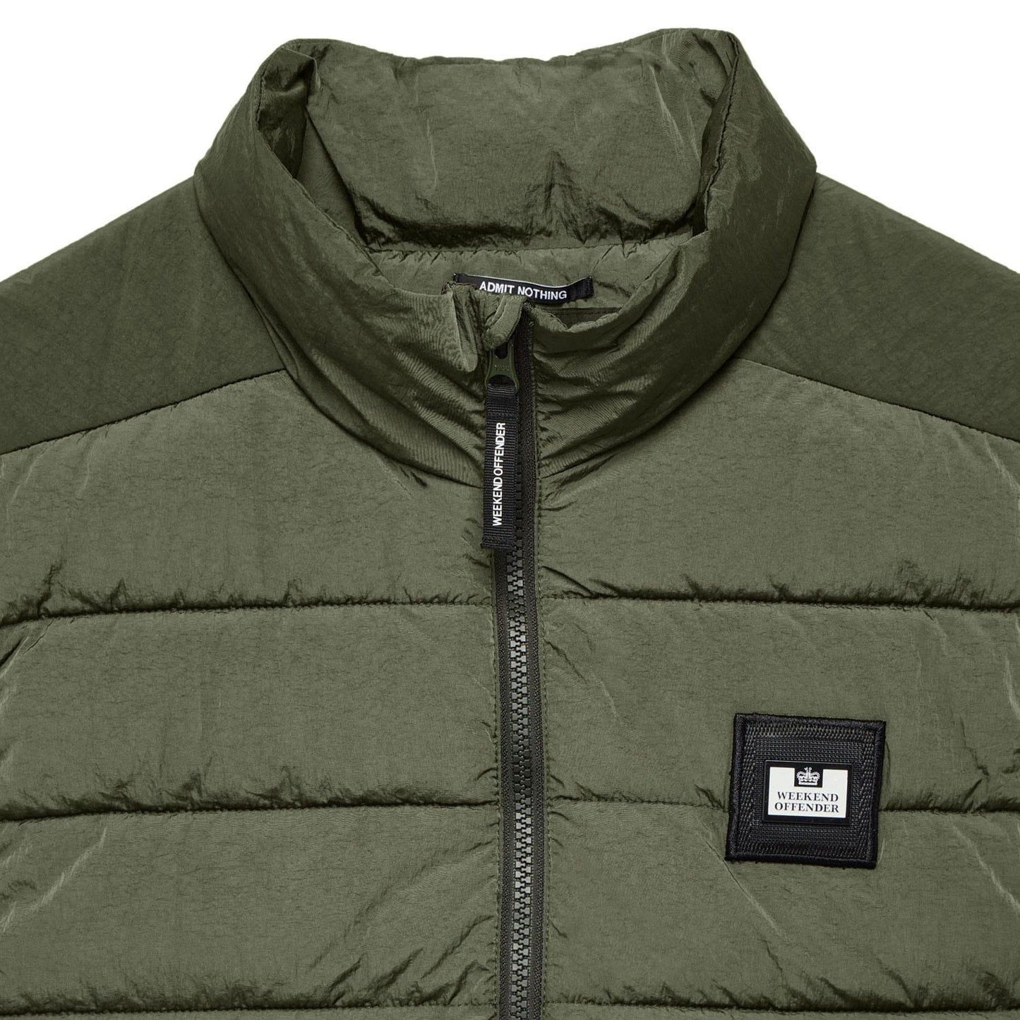 Green - Side - Weekend Offender Mens Gacha Padded Gilet