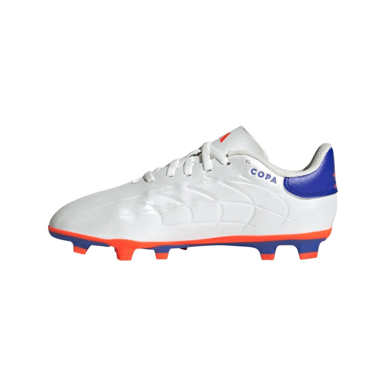 White - Side - Adidas Childrens-Kids Copa Pure 2 Club Football Boots