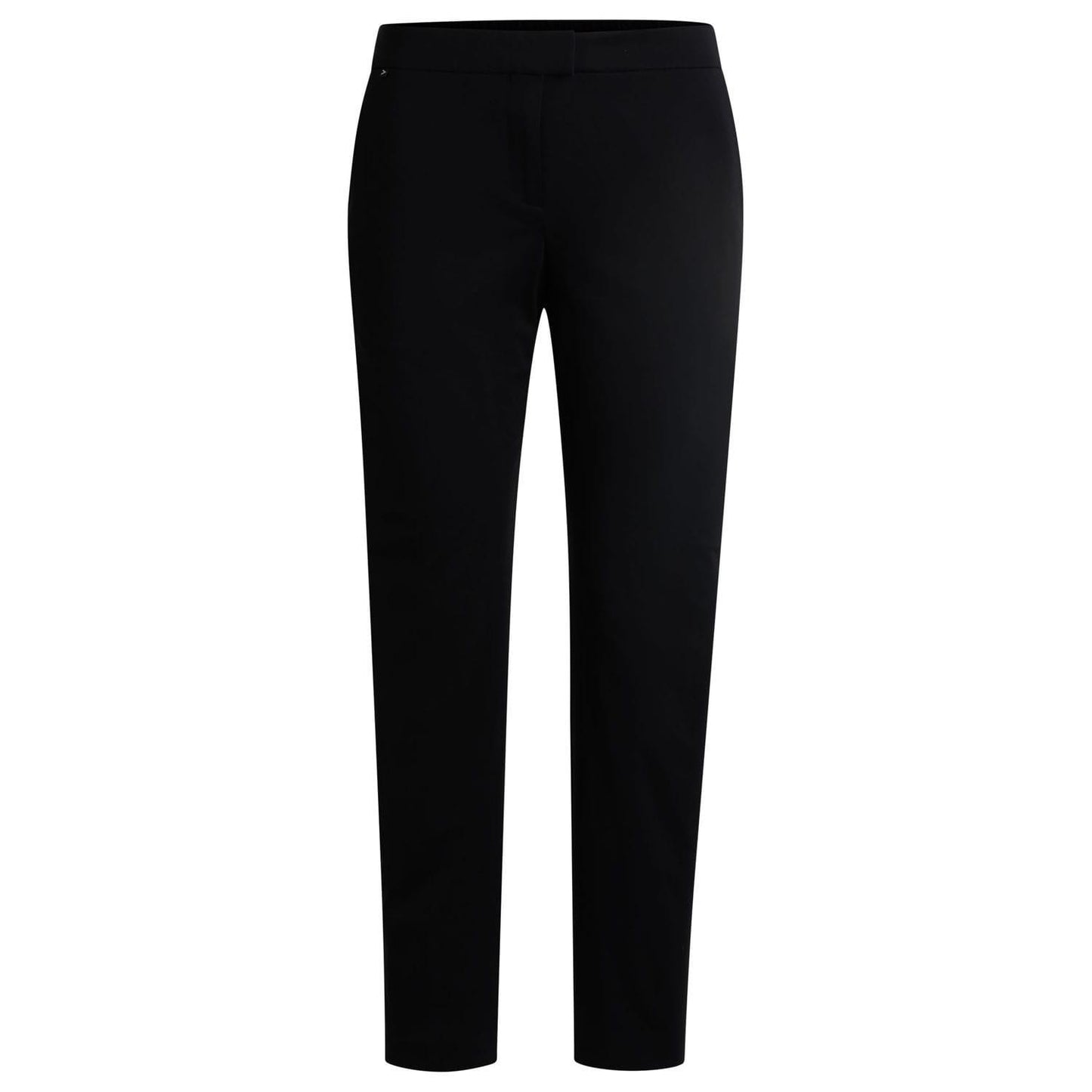 Black - Front - Boss Womens-Ladies Tobaluka10 Slim Trousers