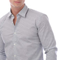Dark Blue - Side - Hugo Mens Button-Down Long-Sleeved Shirt